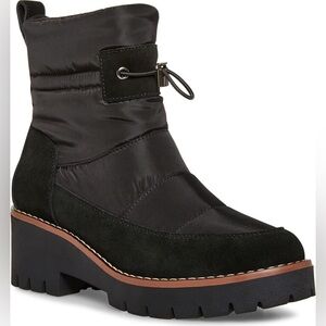 New Blondo Darci Waterproof Black Boots Heeled Short Size 6.5